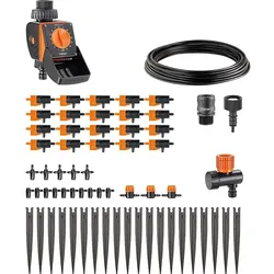 Tropfbewässerung-Set "Timer Kit 20 Logica" 63-teilig, für Topf-und Kübelpflanzen