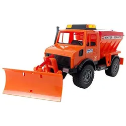 Bruder MB-Unimog Winterdienst mit Räumschild
