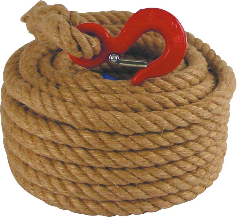 Corde pour poulie en chanvre 22 mm longueur 20 m CORDERIES TOURNONAISES 31/2546