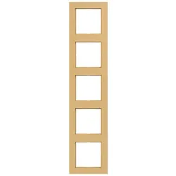 Hager WAD6500C02 Rahmen 5fach, A.1, hazel, matt