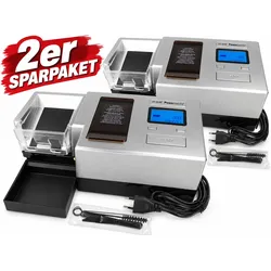 Sparpaket Doppelpack - Zorr Elektrische Stopfmaschine Powermatic 5+ Deluxe (V+) - Vollautomatisch mit Schredder