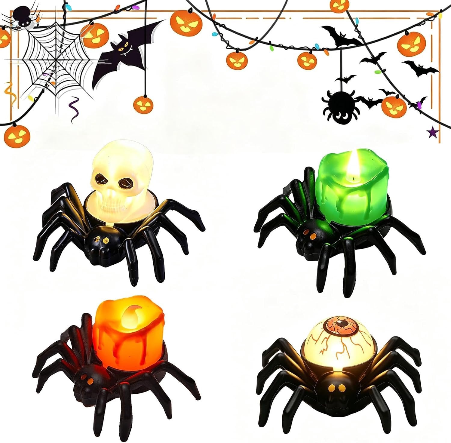 LED Halloween Kaarslicht voor Decoratie