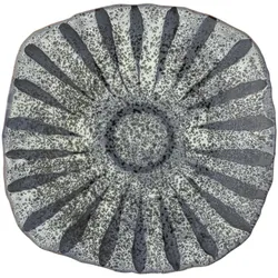 Creative Collection, Serviergeschirr, - Ramie Serving Plate - Grey - Stoneware