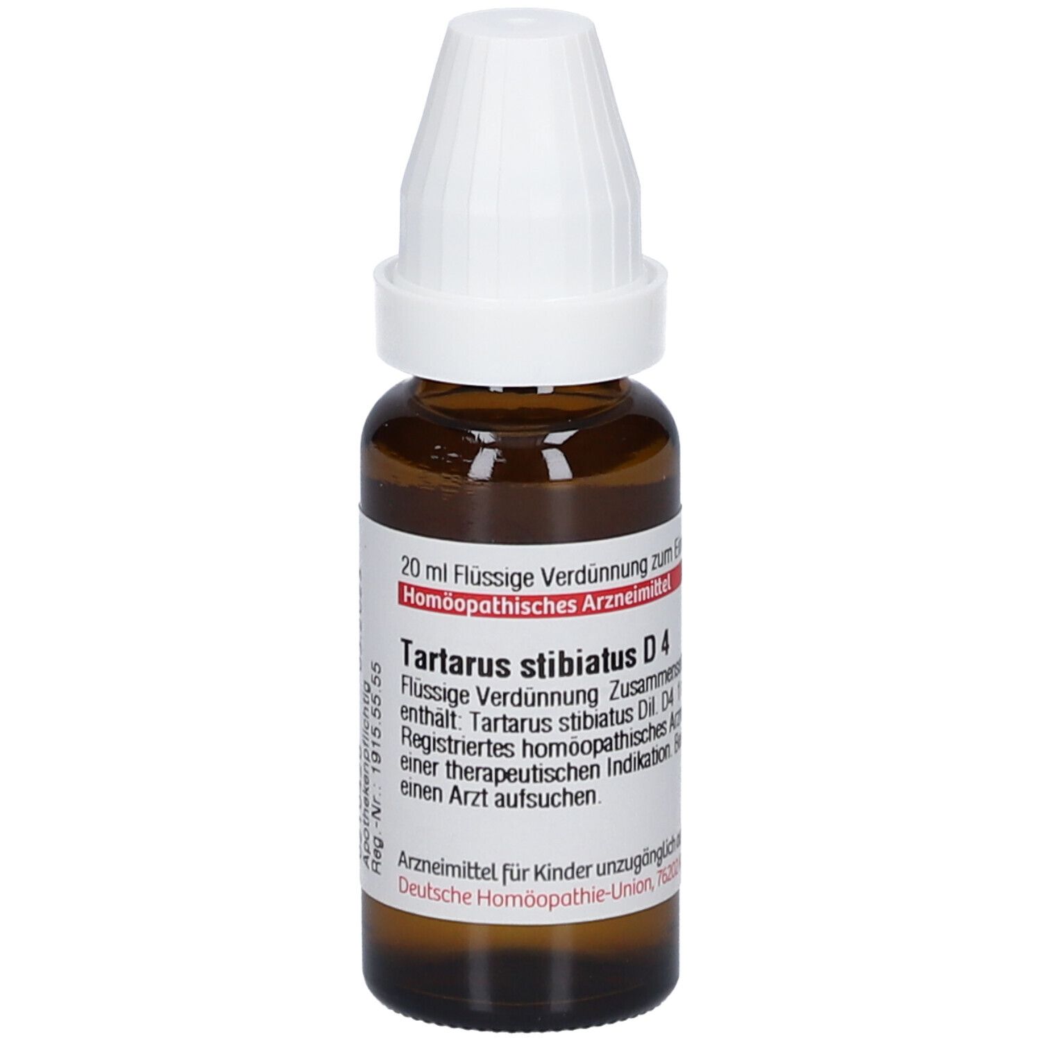 Tartarus Stibiatus D 4 Dilution 20 ml
