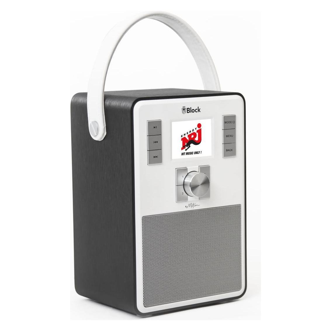 Block Internetradio Emotionanthracite (DAB+, FM, Internetradio, Bluetooth, WLAN) (AB10221-04)