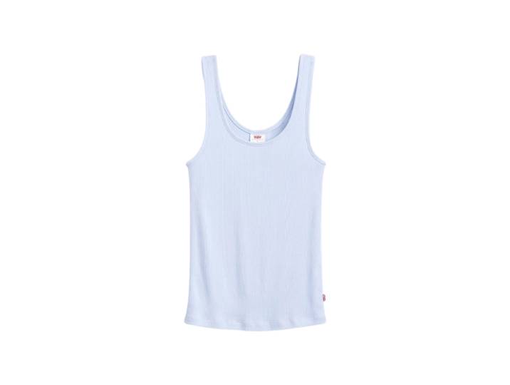 LEVI'S Essential Débardeur Côtelé Bleu