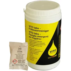 VITO Tabs Fritteusenreiniger, 1 Dose, Inhalt: 15 Tabs
