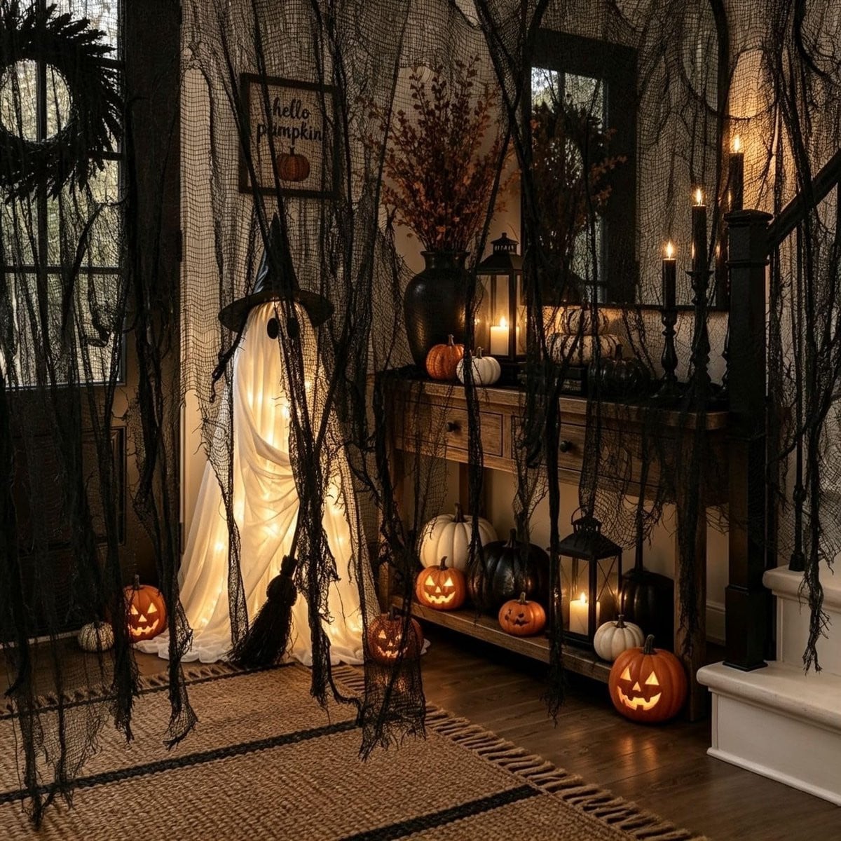 Horror gaas Halloween doek voor decoratie