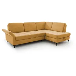 sit & more Ecksofa Westham Stoff Gelb Mustard