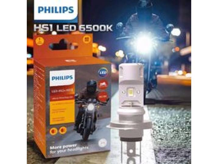 Philips HS1 LED Koplamp Motor 6500K Witte Lamp LED Heldere Motorfiets Hoge Dimlicht 12V PX43t Moto Lamp 11636UMRX1
