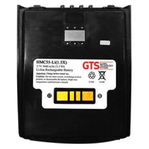 Global Technology Systems Handheld-Batterie (gleichwertig mit: Motorola BTRY-MC55EAB02) (1 Stk., 3600 mAh) (HMC55-LI(1.5X))