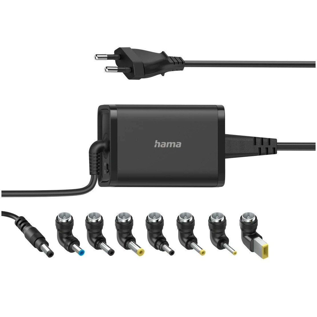 Hama Universele Notebook-netadapter, 15-19V/45W Voeding, Zwart
