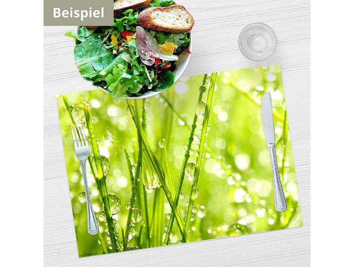 Tischset Grashalme in Sonne 12er-Set 44 x 32cm Multicolor