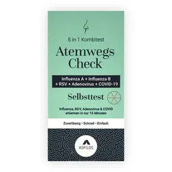ASPILOS Schnelltest 5in1 Viren & Erkältungscheck 1 St