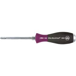 Wiha KreuzSchlitzschraubendreher Gr.2x100mm PH Micro-Finish 29150 Werkstatt Kreuzschlitz-Schraubendreher PH 2 Klingenlänge: 100 mm DIN ISO 8764