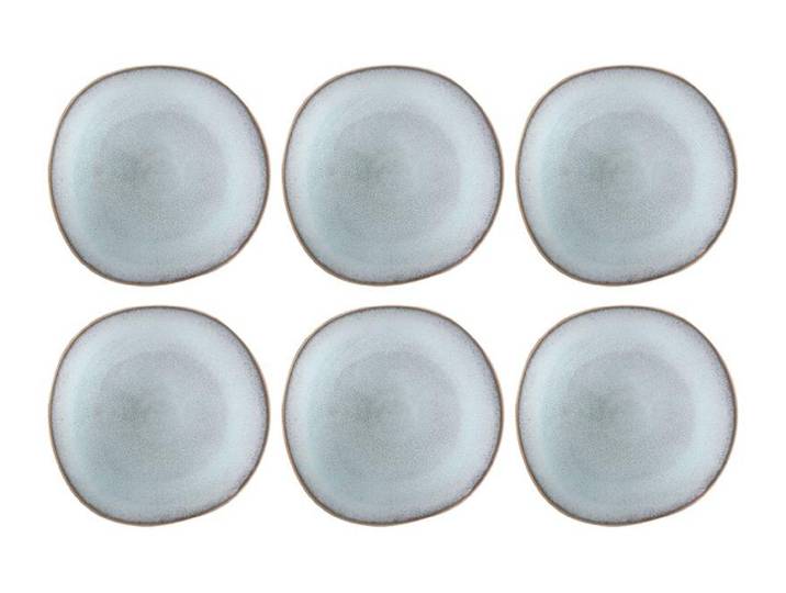 Speiseteller VILLEROY & BOCH Lave 6 Stück , blau, Speiseteller, Speiseteller