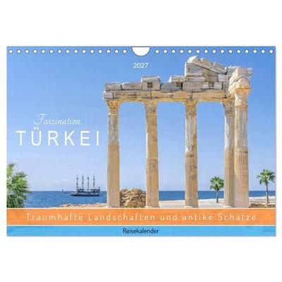 Faszination Türkei. Traumhafte Landschaften und antike Schätze. Reisekalender (Wandkalender 2027 DIN A4 quer), CALVENDO Monatskalender