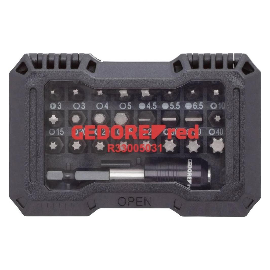 Gedore Red red R33005031 Bit-Box 1/4 SL+PH+PZ+TX+6-kant 32-teilig (3301338)