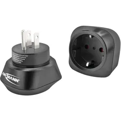 Ansmann, Reiseadapter, Reisestecker EU to US