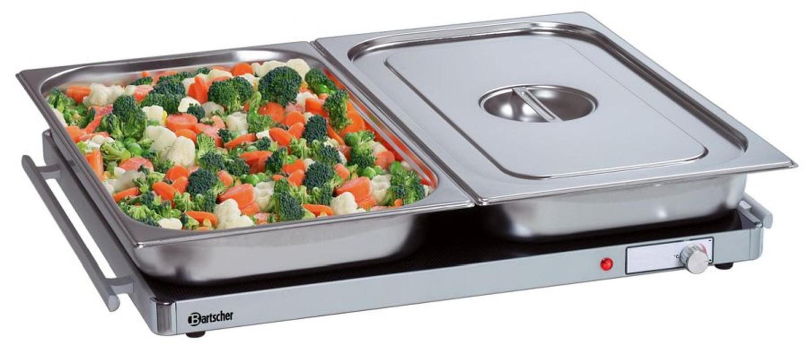 Bartscher warmhoudplaat WP300 formaat 2/1