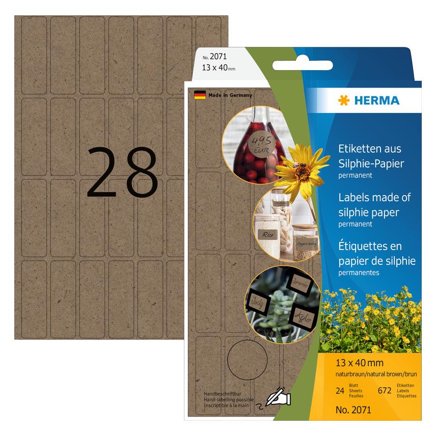 Herma Graspapier Vielzweck-Etiketten (2075)