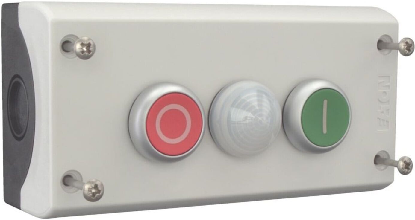Eaton 2F-Drucktaster 2S2Ö,Aufbau,m.LED M22-I3-M2 (216533)