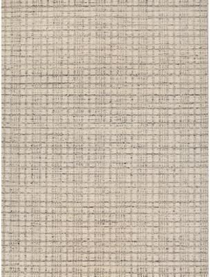 Exquisite Rugs Desi hand-knotted Wool Light Silver Area Rug