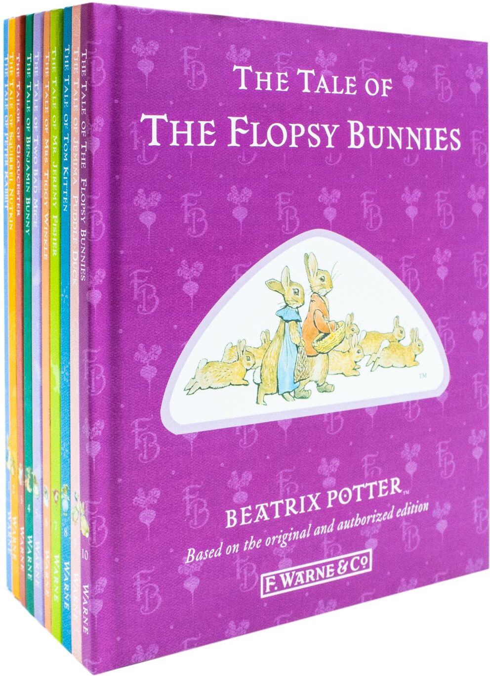 Frederick Warne & Co The Peter Rabbit Library 10 Books Collection Set by Beatrix Potter - Hardback Slipcase - Ages 3-7 - Classic Children's Tales Gift Set