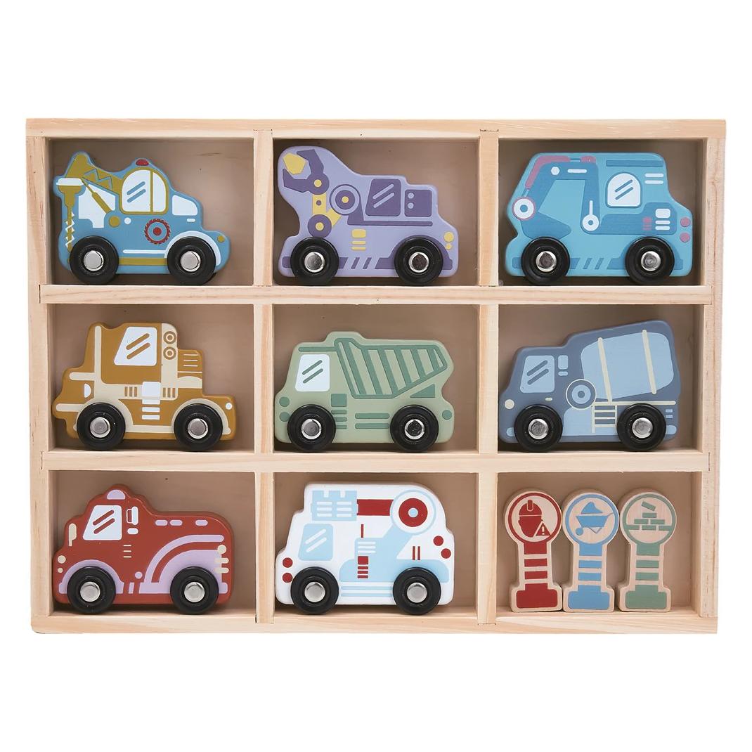 2Kids Toys Sada dřevěných aut (2D98149)
