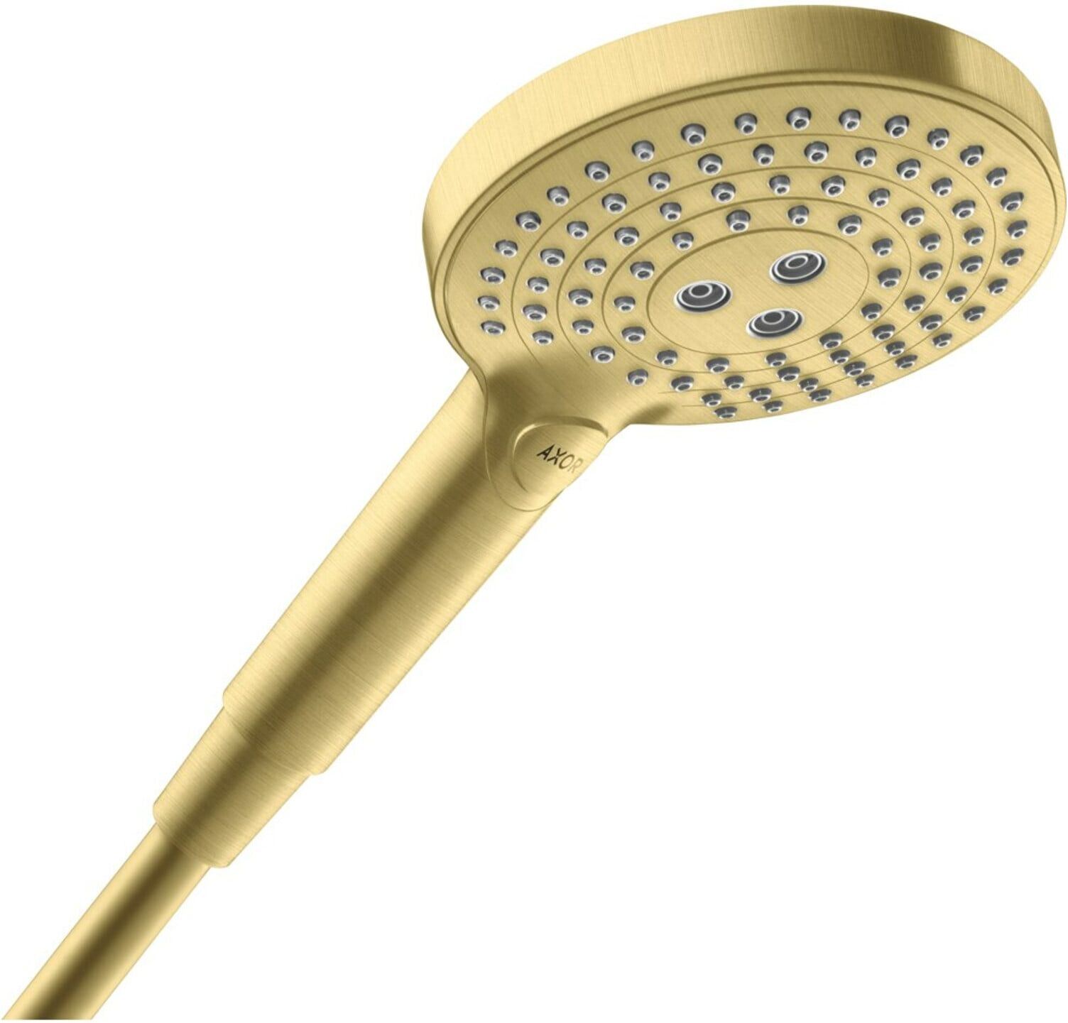 Hansgrohe Handbrause Axor innenl. Wasserf., 120mm, 3jet, brush. br (26050950)