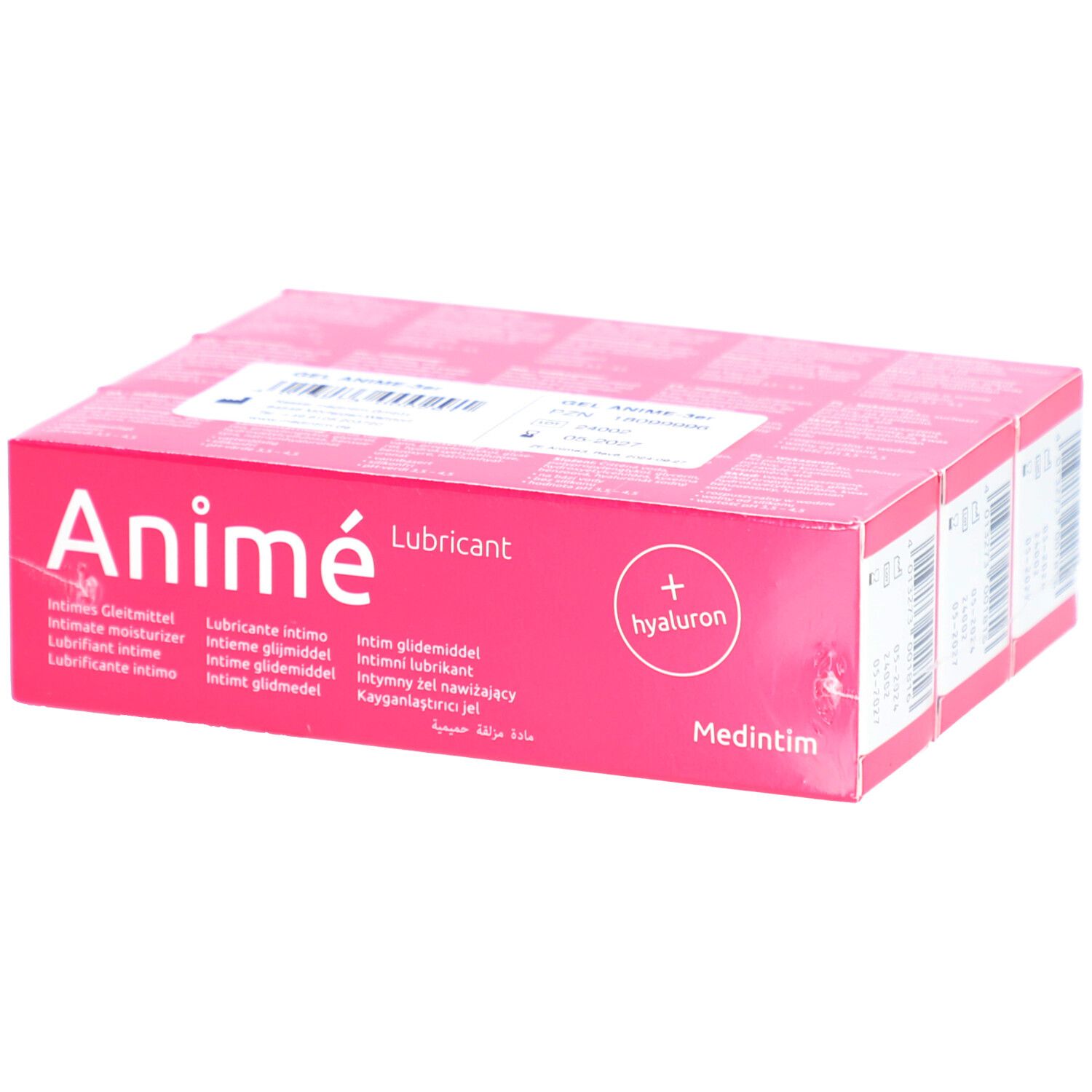 Anime Lubricant Gel 3x50 ml
