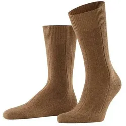 FALKE Herren Socken He/Uni FALKE Lhasa Rib SO, Größe 43-46 in Braun 4660