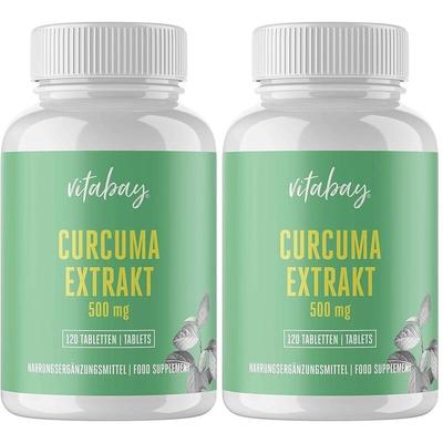 Curcuma Extrakt 95% Curcuminoid+Piperin+Ingwer Kps 2x 2x90 St Kapseln