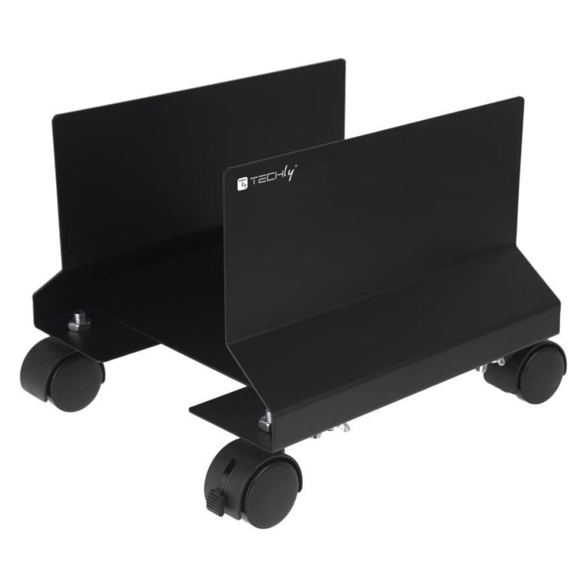 Techly Systemschrankhalterung - Schwarz (ICA-CS-34)
