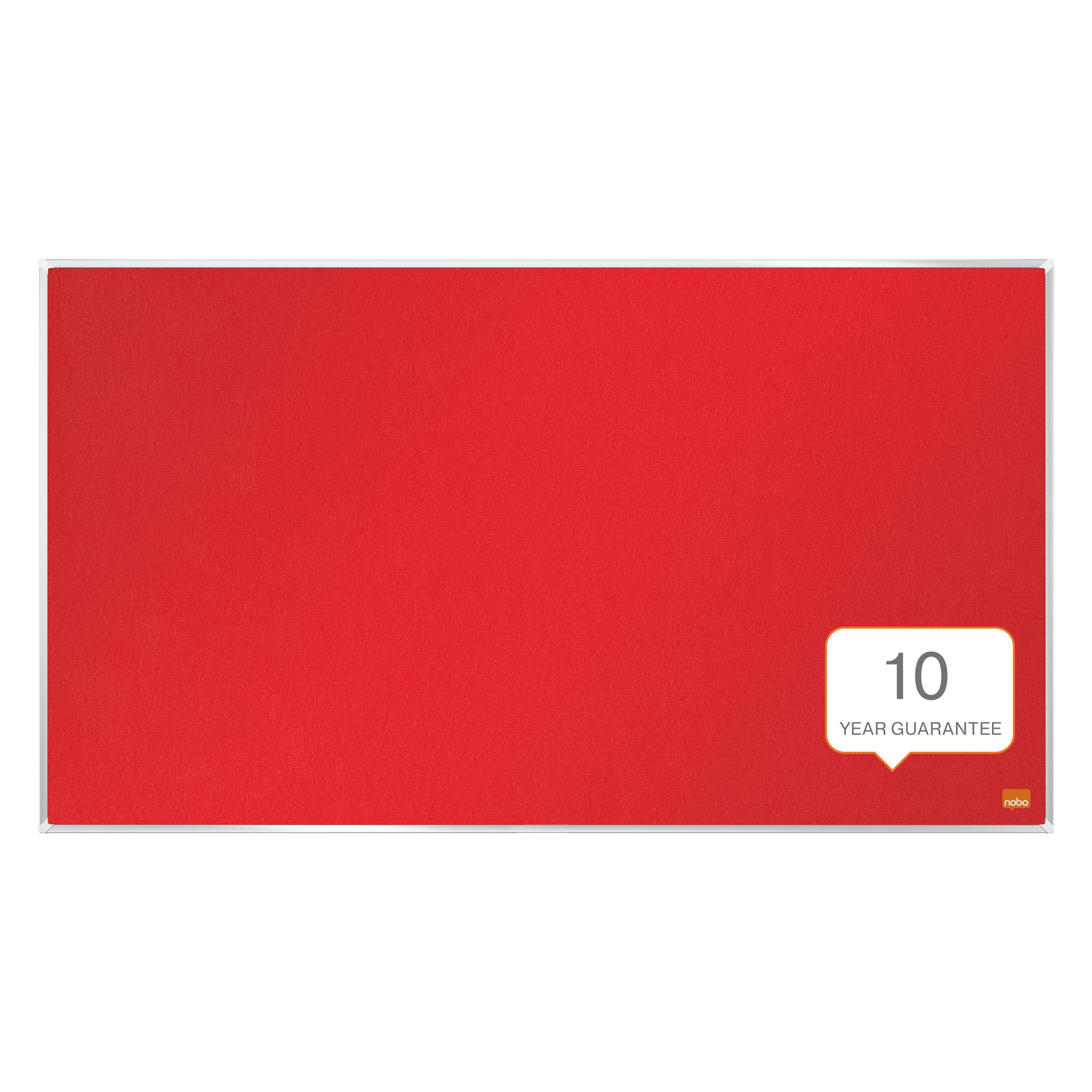 Nobo Filztafel Impression Pro 1915419 rot, 40x71cm (Pinnwand, 71 x 40 cm) (1915419)