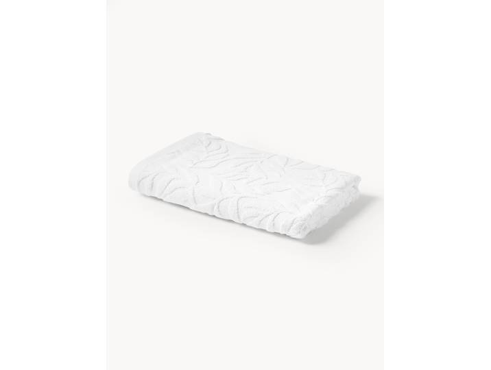 Serviette de toilette en coton Leaf, tailles variées