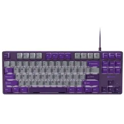Fury Kanabo K2 Gaming Keyboard, US Layout, Wired, Gray-Violet (US, Kabelgebunden), Tastatur, Violett, Grau