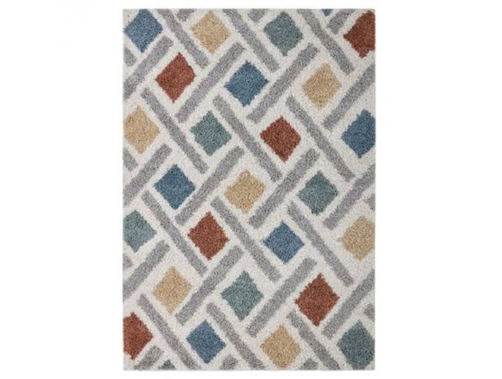 NOVATREND - Tapis de salon moderne poils épais SKETCHY - Multicolore - 160x230 cm