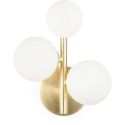 Wandleuchte Dallas Goldfarben max. 28 Watt Wandlampe