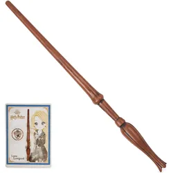 Spin Master Wizarding World Harry Potter - Authentischer Luna Lovegood Zauberstab aus Kunststoff mit