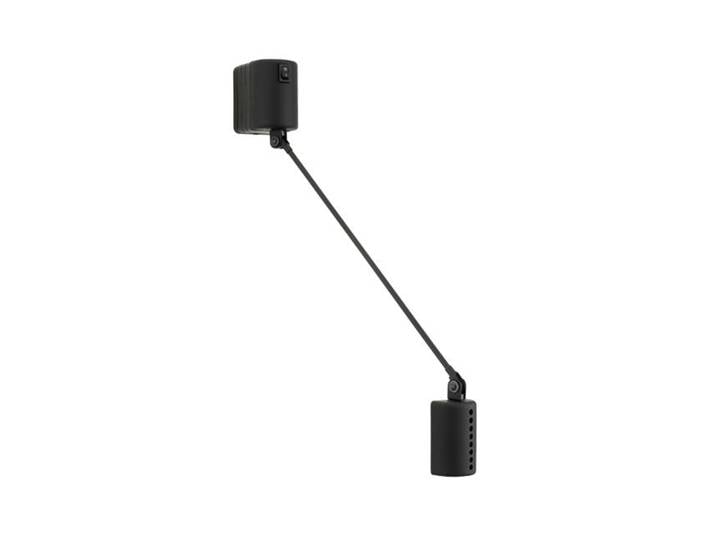 LUMINA lampe murale applique DAPHINE 20 (Noir Soft-Touch, 3000K - Métal)
