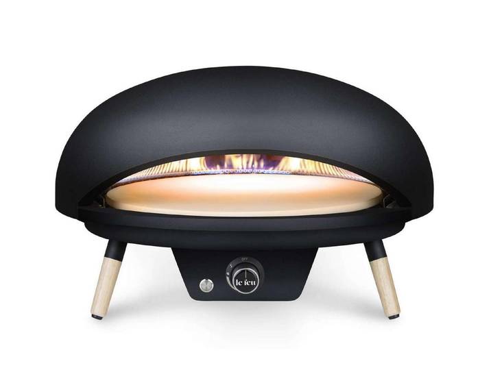 Le Feu Pizzaofen Turtle Motion 3.1, Gas-Pizzaofen mit rotierendem Pizzastein, 500°C, schnelles Backen