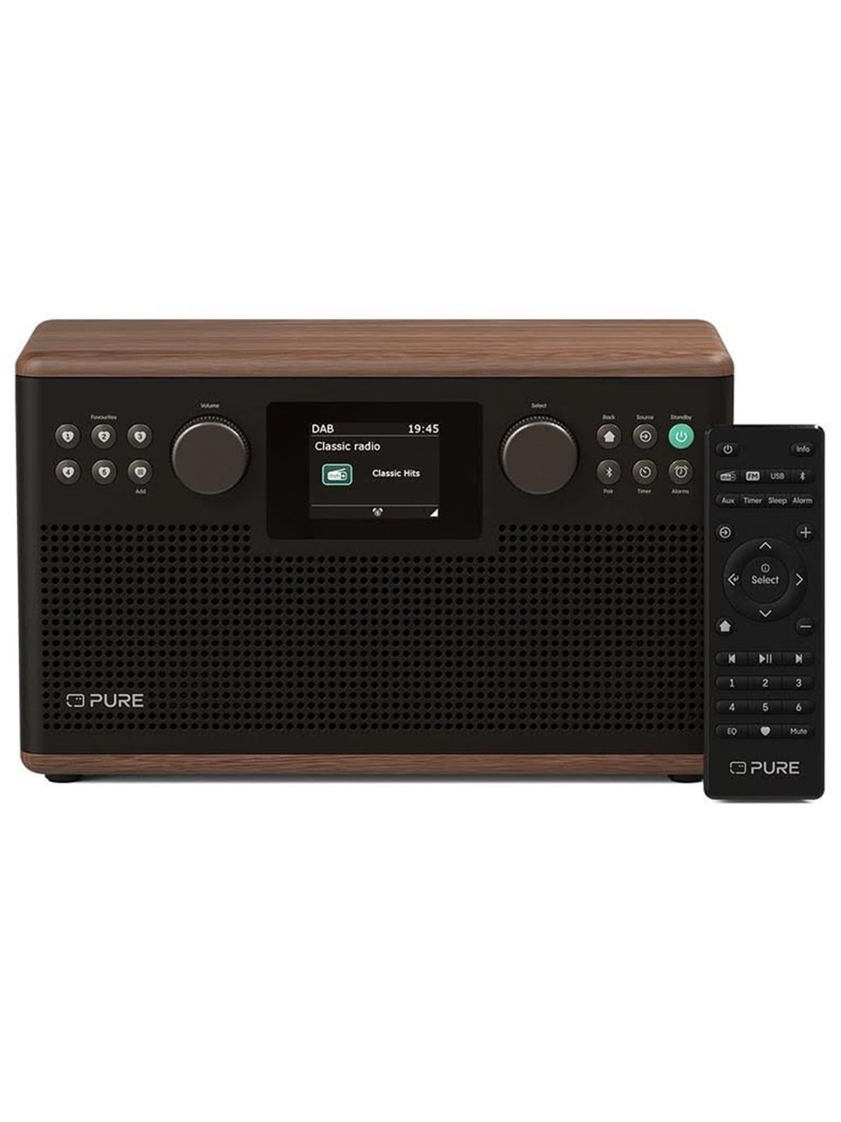 PURE Classic H6 - DAB+ radio - Braun