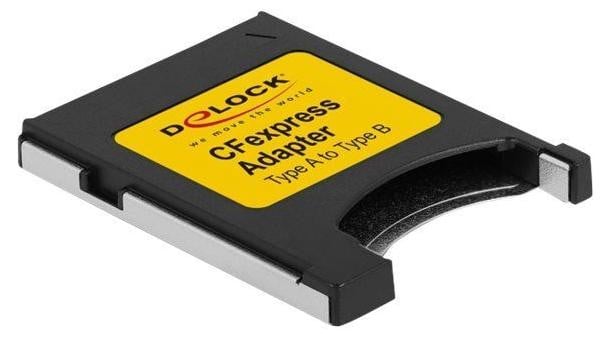 Delock CFexpress Adapter Type A naar Type B, zwart/grijs, 29,6 mm