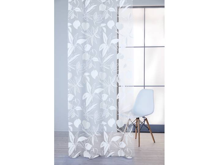 Fertiggardine Ines 121 x 245 x 0cm Weiß/Weiß