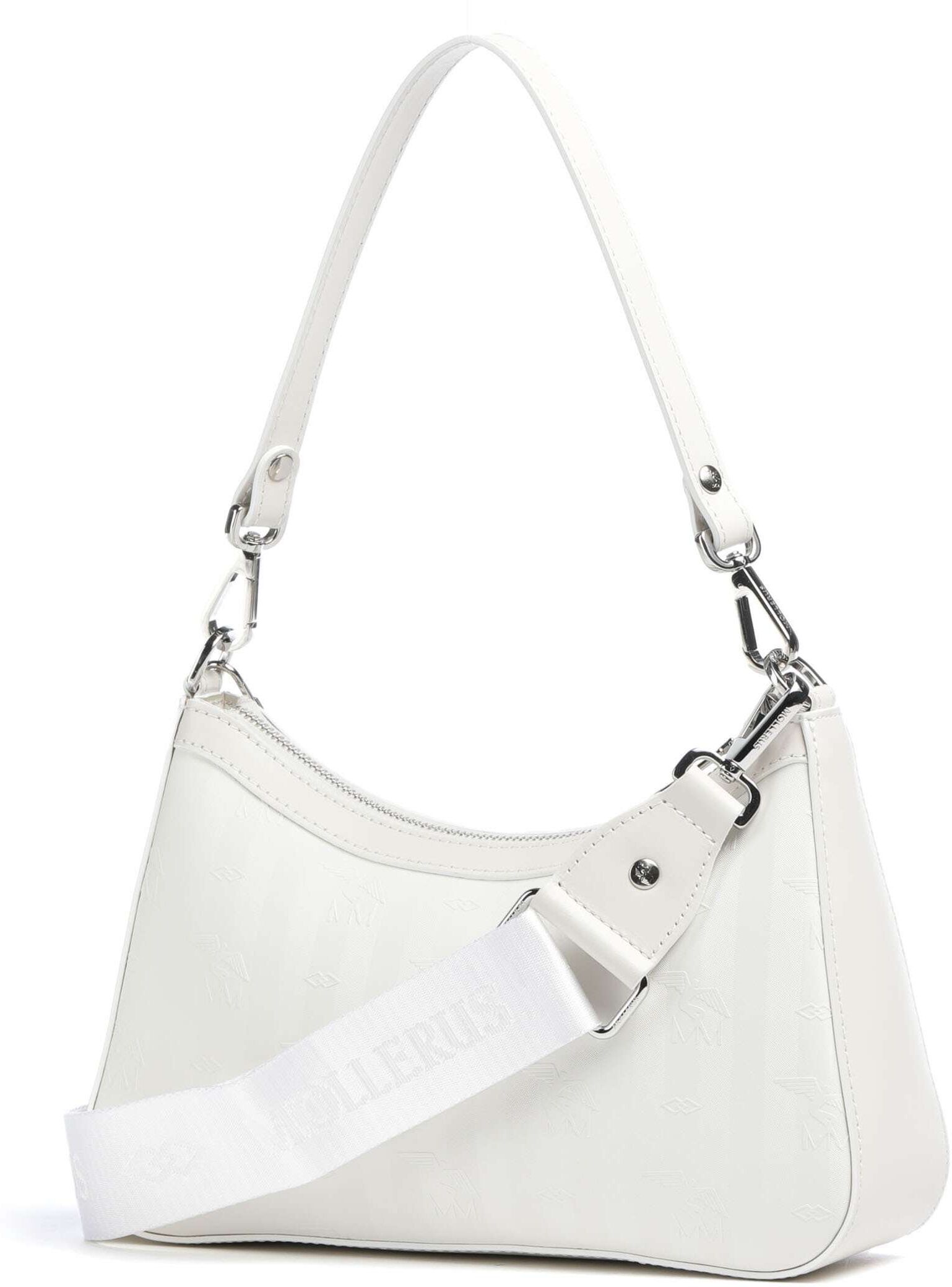 Maison Mollerus Vinerus Castiel Schultertasche, weiß