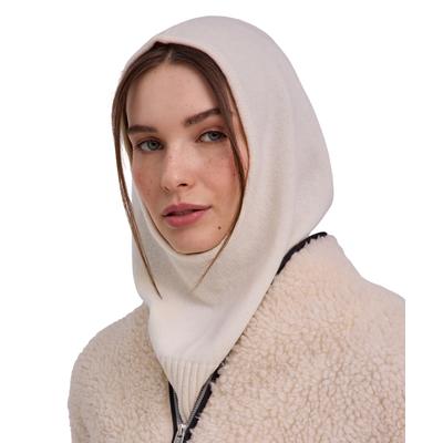 Strickmütze FALKE "FALKE Mütze", Mädchen, Gr. onesize, weiß (off, weiß (2040)), Mützen Strickmütze
