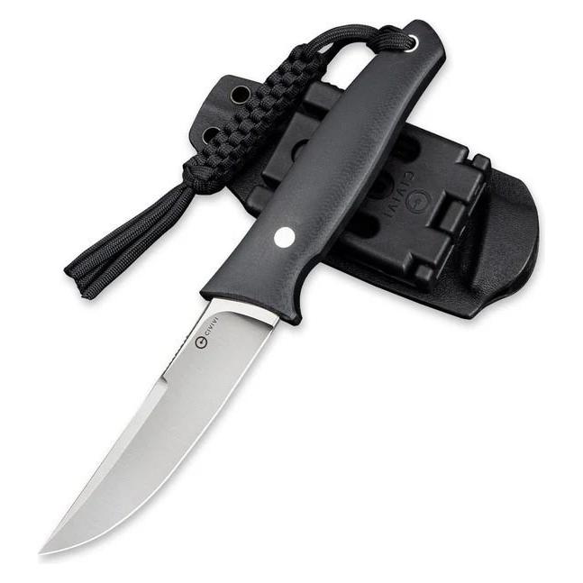 Civivi Tamashii Black G10 Messer, Satin-Finish von Bob (C19046-1)