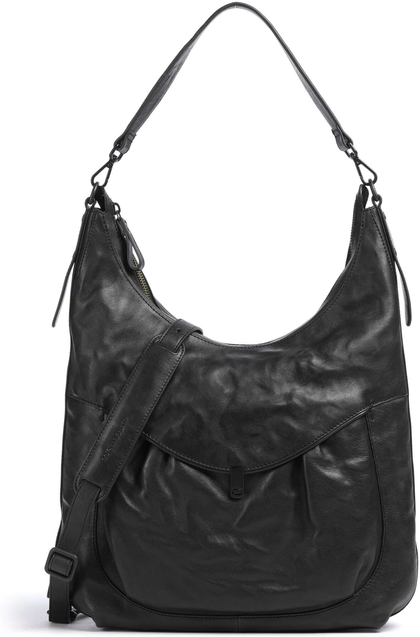 Aunts & Uncles Grandma's Luxury Club Mrs. Banoffee Pie Beuteltasche aus Leder, schwarz