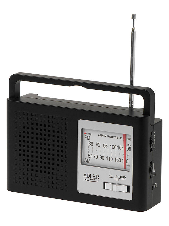 Adler AM/ FM-Radio "AD 1909" in Schwarz - onesize